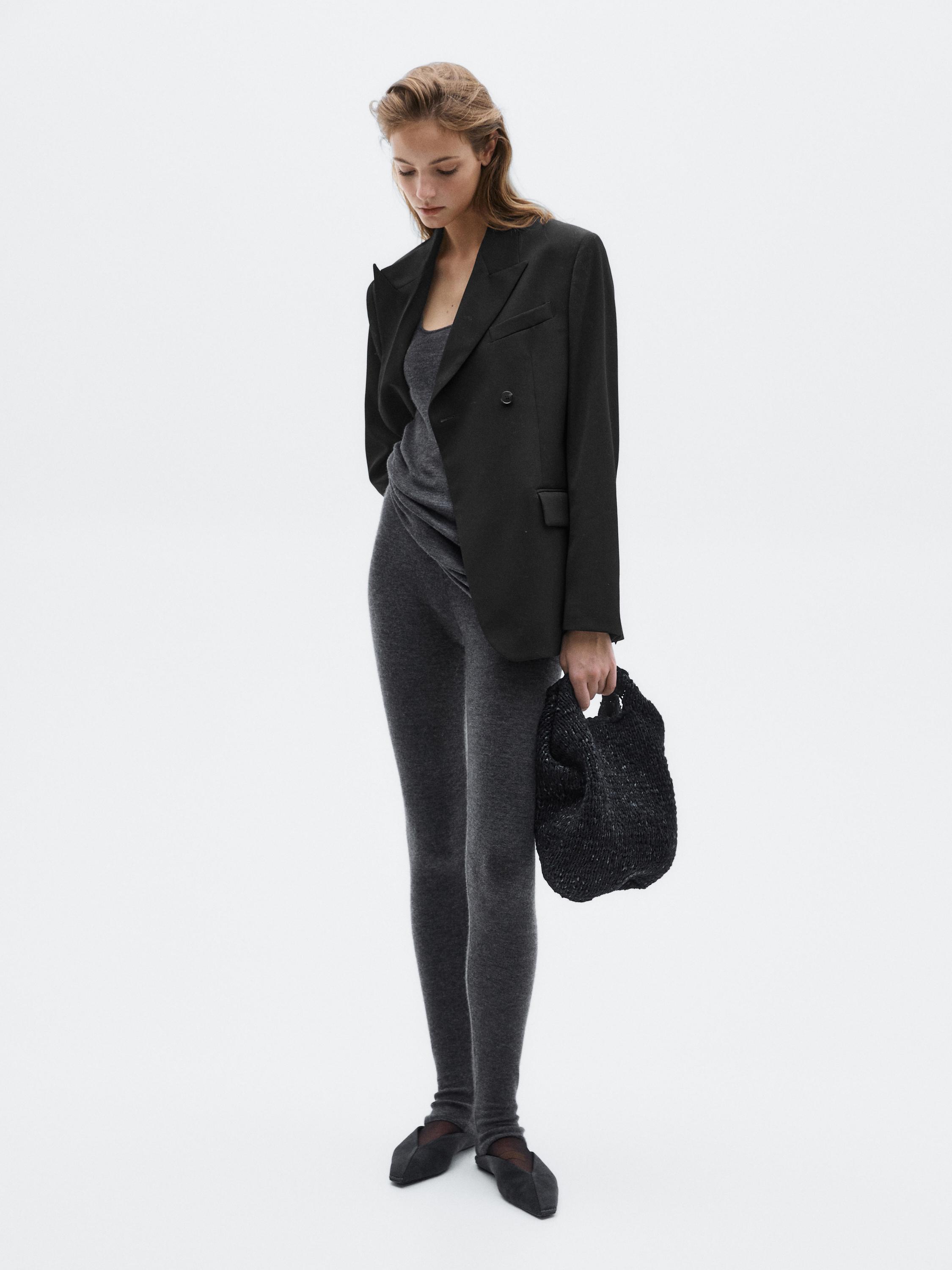 Blazer à revers crantés 100 % laine - LIMITED